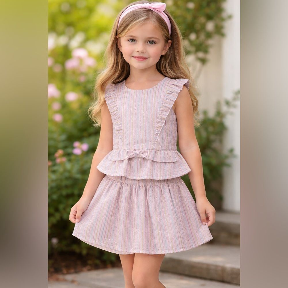 🔥 Andy & Evan girls kids 2 pc set  Sz 5  New